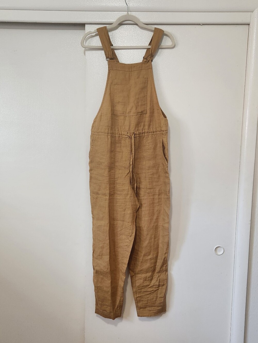 Not Perfect Linen Everest Overalls XS